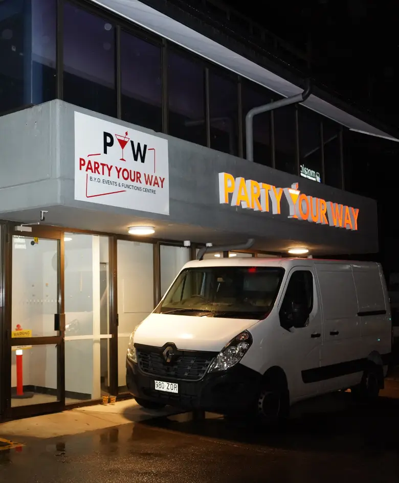 Parking area near the venue